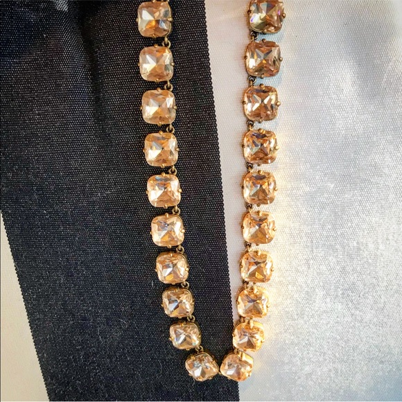 J. Crew Jewelry - NWOT J. Crew Faceted Blush Crystal Necklace